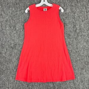 CMI Womens Vintage Shirt‎ Dress Small Red Sleeveless Ribbed Casual Vintage USA